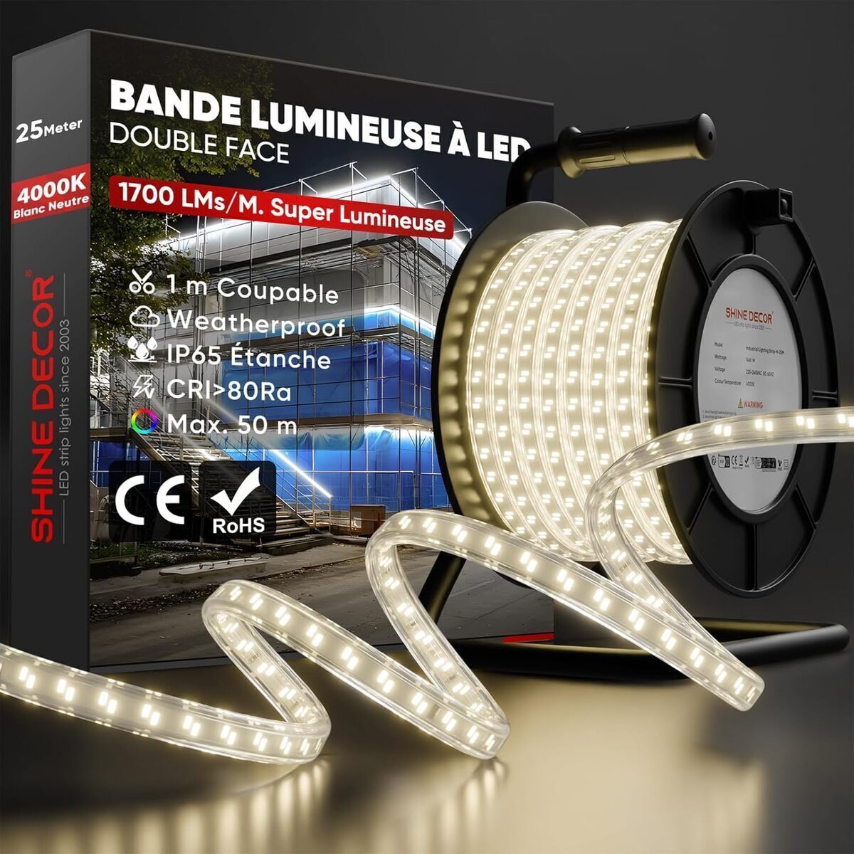 Test : shine Decor bande LED 25m ultra lumineuse et extensible
