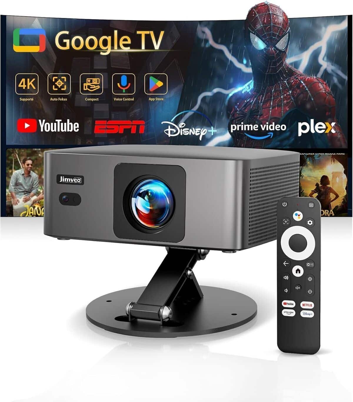 Test : vidéoprojecteur 4K ultra court Jimveo 2026 GTV