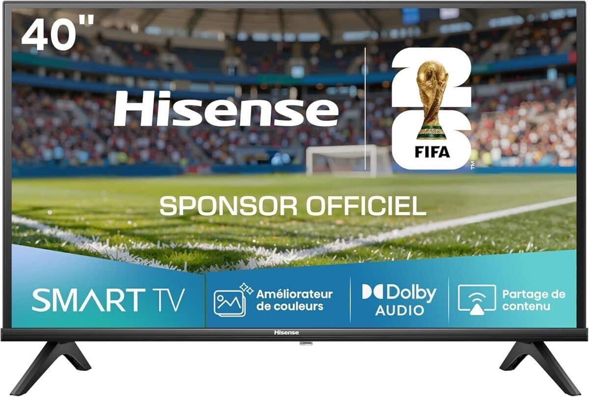 Test du téléviseur connecté Hisense 40A4Q : immersion full HD et Dolby Audio
